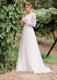 Modest Bridal By Mon Cheri Tr11976 Lace Top Wedding Gown In 2021 Modest Wedding Dresses Wedding Dresses Lace Wedding Dresses For Girls