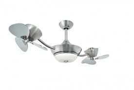 If your ceiling fan isn't working, there may be a problem with the remote control. Ceiling Fan Efan Silver With Light Remote Control Ceres Webshop