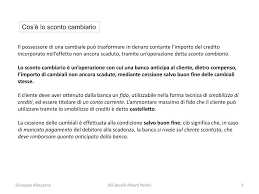 Il costo della spedizione express è di €5,50 per un cofanetto. Ppt Lo Sconto Cambiario Powerpoint Presentation Free Download Id 919177