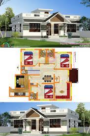 Stunning Three Bedroom Bungalow With Roof Deck House Plan Gallery Model House Plan Home Design Floor Plans