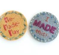 Hand-Stitched Badges for Me-Made-May | Tasha Miller Griffith