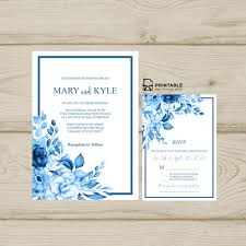 Vintage Wedding Invitation For Diy Brides Blue Wedding Invitations Modern Wedding Invitation Wording Wedding Invitation Templates