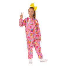 Officially licensed nickelodeon jojo siwa costume. Girls Jojo Siwa One Piece Jumpsuit Child Halloween Costume Ebay
