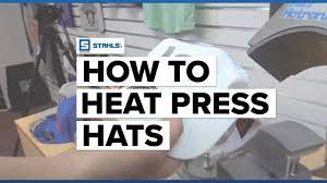 How To Heat Press Hats Project Headware Youtube