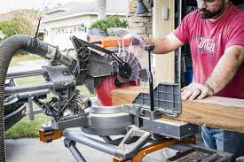 Press down gently on the top of the saw arm so the pivot joint floats freely between the upper and lower limits of its . Ridgid R4221 12 Inch Miter Saw Review Pro Tool Reviews
