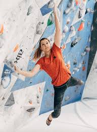What motivated you to compete rather than just to climb outside? Jessica Pilz C The North Face Ladera Sur