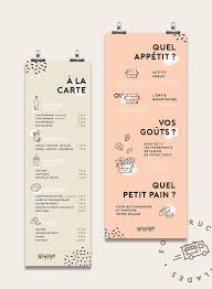 Creation De L Identite Visuelle D Un Foodtruck Proposant Des Salades A Composer Ici On Mange Vite E Menu Design Layout Menu Design Inspiration Cafe Menu Design