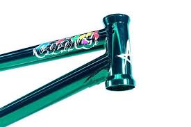 Colony bmx sweet tooth full heat treated crmo tapered legs with 1 piece cnc steer tube. 2016 Colony Sweet Tooth Frame Green 20 7 Bmx Bmx Shop Bmx Bikes