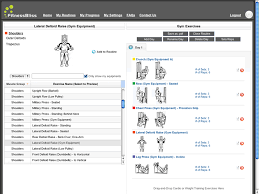 fitness web app for total gym exercises screenshot 1 gym