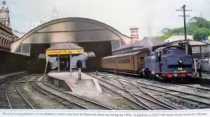 Train At Central Station Brisbane Leaving For Zillmere Central Station Train Steam Engine