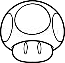 Are you addicted to mario? How To Draw The Mario Mushroom Step By Step Video Game Characters Pop Culture Free Online Mushroom Drawing Super Mario Coloring Pages Mario Coloring Pages
