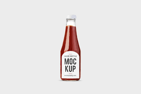 You can paste your own project and change the. Glass Ketchup Bottles Mockup Mockup Daddy