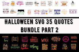 Download Halloween 35 Quotes Bundle Part 2 Graphic By Design Store Creative Fabrica SVG Cut Files