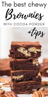 Easy Chewy Brownies With Cocoa Powder Lifestyle Of A Foodie Recipe Chewy Brownies Cocoa Powder Brownies Cookies Recipes Chocolate Chip