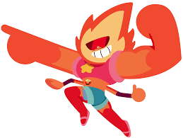 Sunstone is the fusion of garnet (and by extension ruby and sapphire) and steven. Sunstone Designs Steven Universe Wiki Fandom