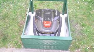 Garage Fur Den Automower 305 Selbst Bauen Oder Kaufen Rasenroboter Garage Selber Bauen Garage Mahroboter