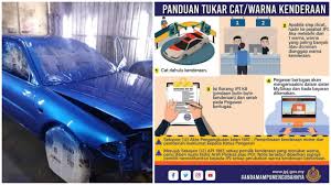 Terdapat beberapa syarat am yang perlu dipenuhi. Elak Kena Saman Ini Prosedur Tukar Warna Cat Kenderaan Jpj