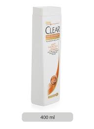 Jojoba seed oil, honey extract, aloe vera are the primary ingredients, and they do a brilliant job of making your hair cleaner, softer, and stronger. Clear Women S Anti Hair Fall Anti Dandruff Shampoo For All Hair Types 400ml Dubaistore Com Dubai