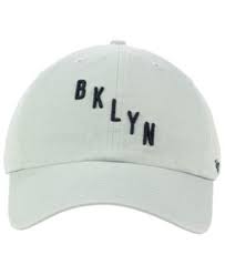 47 Brand Brooklyn Nets Mash Up Clean Up Cap Gray Adjustable 47 Brand Brooklyn Hat Cap