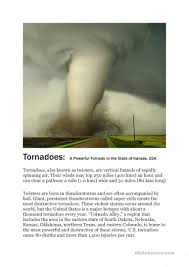 Most tornadoes are frequent in the tornado alley because all the necessary ingredients for a tornado come together mainly in this place. Tornadoes English Esl Worksheets For Distance Learning And Physical Classrooms
