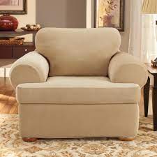 Shop for t cushion chair slipcovers at bed bath & beyond. Sure Fit T Cushion Armchair Slipcover Reviews Wayfair