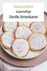 Saftige Vanille Amerikaner Mit Zitronigem Zuckerguss Soul Bakery Rezept Backrezepte Lebensmittel Essen Rezepte