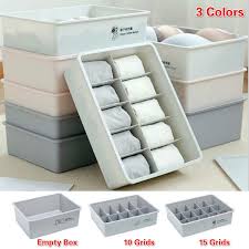 Transform your living space with our home décor collection. Diy Underwear Storage Box Stackable With Lid Grids Home Wardrobe Drawer Closet Organizer Case Socks Panties Bra Storage Supplies Wish