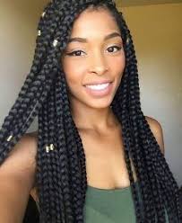 I am going to show you how to do triangle part box braids using only 2 packs of hair. Box Braids Guide How Many Packs Of Hair For Box Braids Box Braids Styling Hair Styles Natural Hair Styles