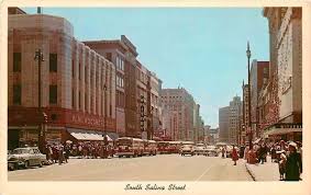 Downtown Syracuse Ny 1950 S Syracuse New York Old Postcards Street View