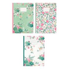 Hedge Rose Set Of Three Notebooks New In View All Cathkidston Cath Kidston Notebook Cath Kidston Fashion Online Shop