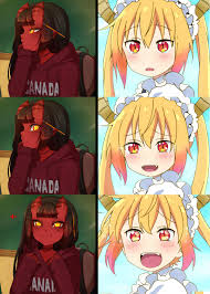 Well you're in luck, because here they come. Two Cute Girls Staring Each Other Animemes