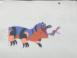 Fern Gully Zak And Goanna The Goanna And Zak Excellent Cel Of The Goanna The Untrimmed Character Design Animation Art Character Design References