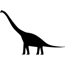 Dinosaur Shape Of Brachiosaurus Free Vector Icons Designed By Freepik Dinosaur Silhouette Dinosaur Images Dinosaur