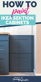 I prepared to paint doors and side panels by first sanding all bodbyn doors slightly to remove the sheen and give some profile for adhesion. How To Paint Ikea Sektion Cabinets One Room Challenge Week 4 Christene Holder Home Ikea Sektion Cabinets Ikea Kitchen Cabinets Diy Home Upgrades