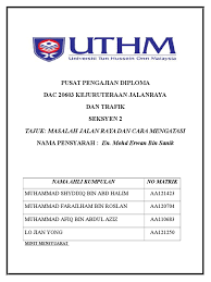 Maybe you would like to learn more about one of these? Jalan Raya Full Report Pdf