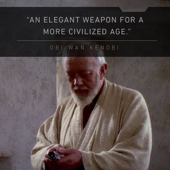 Star - "Not as clumsy and random as a blaster." | Facebook