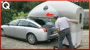 Most Ingenious Camping Vehicles And Space Saving Motorhomes Youtube Travel Trailer Camping Slide In Camper Motorhome