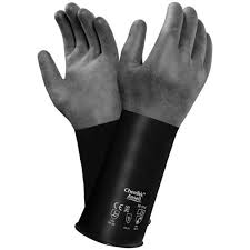Ansell 38 514 Butyl Rubber Gloves Size 8 Pair