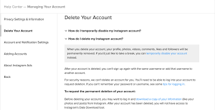 How to delete your instagram account permanently. How To Delete Your Instagram Profile Sotrender Resources Sotrender Resources