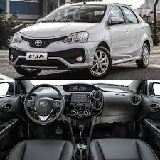 Toyota Etios 2018 Modelo Ganha Visual Da Versao Top Em Toda A Linha Janeiro De 2017 E Ja Esta A Disposicao Do Consumid Toyota Toyota Land Cruiser Compact Cars