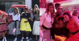 An open doorway behind serena showed a hallway with wooden flooring. E News On Twitter Ciara La La Anthony Kelly Rowland And Eva Longoria Came Together For Serena Williams Baby Shower Https T Co Vj4tcz0pff Https T Co Goiitqmjpt