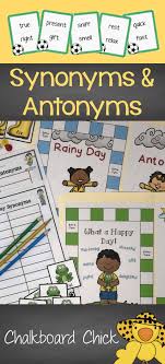 Synonyms Antonyms Spring Edition Synonyms And Antonyms Antonyms Elementary Resources