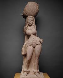 Statue of a nude yakshi, or female nature spirit. India, Kushan Empire, 2nd  century AD [2000x2500] : r ArtefactPorn