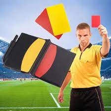 Rode kaarten uit de beloftencompetitie en knvb beker. Bol Com Scheidsrechter Set Met Rode Gele Kaarten Set Voetbal Scheidsrechterkaarten