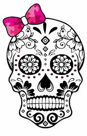 Experience the day of the dead in this exciting coloring book from coco wyo. Colorful Sugar Skull Svg Novocom Top