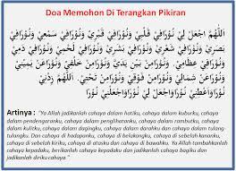 Doa Agar Pikiran Terang Lengkap Beserta Artinya Doa Harian Islami