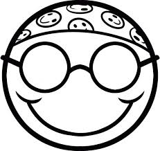 The free printable happy face coloring pages are a fun way to keep the kids occupied at the dinner table or a party. Hippie Smiley Silly Face Coloring Page Coloring Sky