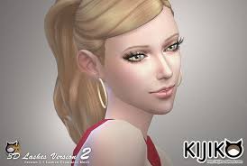 An archive with over 50,000 sims 3 custom content finds The Sims 4 Nika Cc 3d Lashes Version2 Kijiko