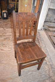 Vintage Antique Craftsman Mission Oak Dining Side Chair Arts And Crafts By Thegreensceneantique On Etsy Art Chair Side Chairs Dining Antique Chairs