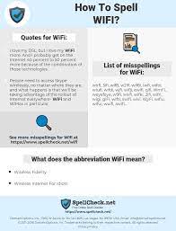 We did not find results for: How To Spell Wifi And How To Misspell It Too Spellcheck Net